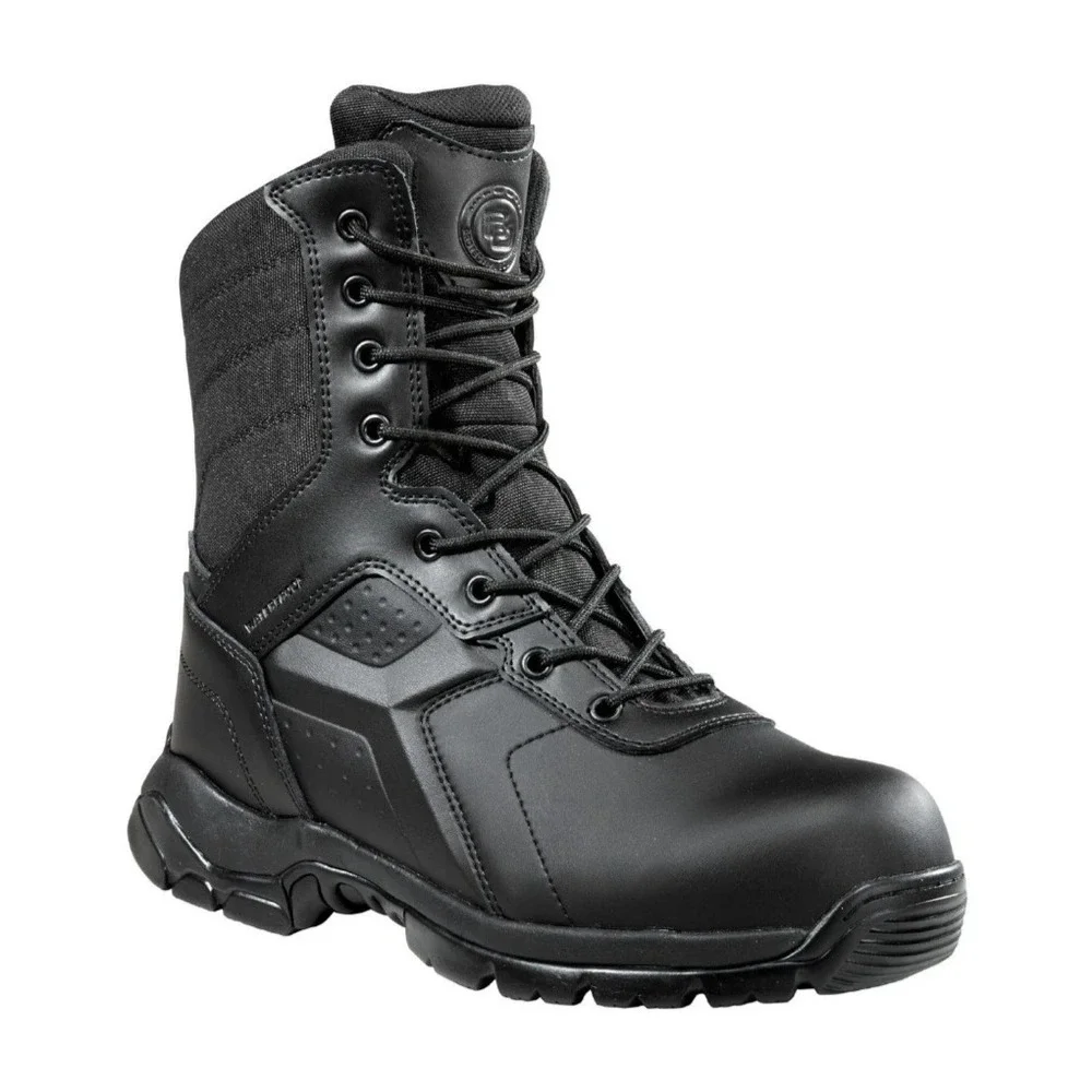 BD Protective Equipment 11.5 Battle Ops Men Boots 8'' Waterproof Side-Zip Combat